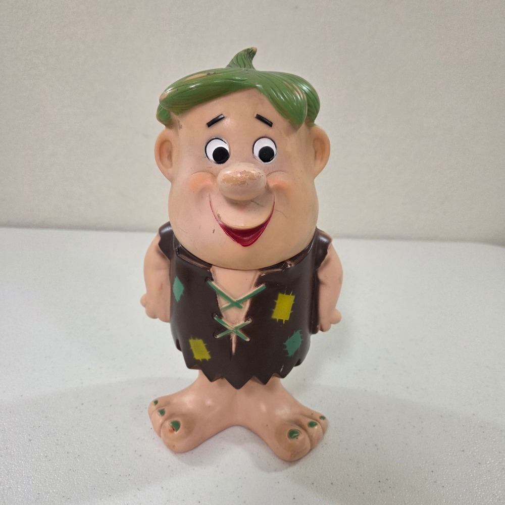 Vintage 1960 Hanna-Barbera Barney Rubble The Flintstones Plastic figurine